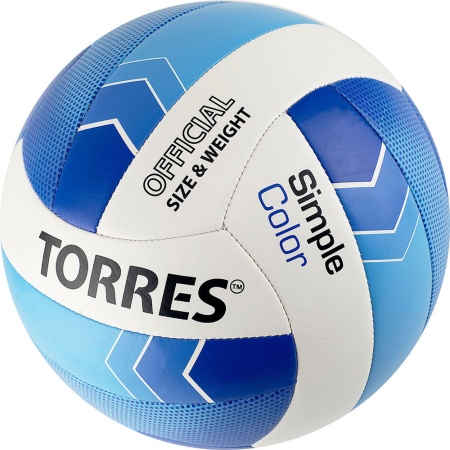 Купить Мяч волейбольный Torres Simple Color любительский р.5 в Енисейске 